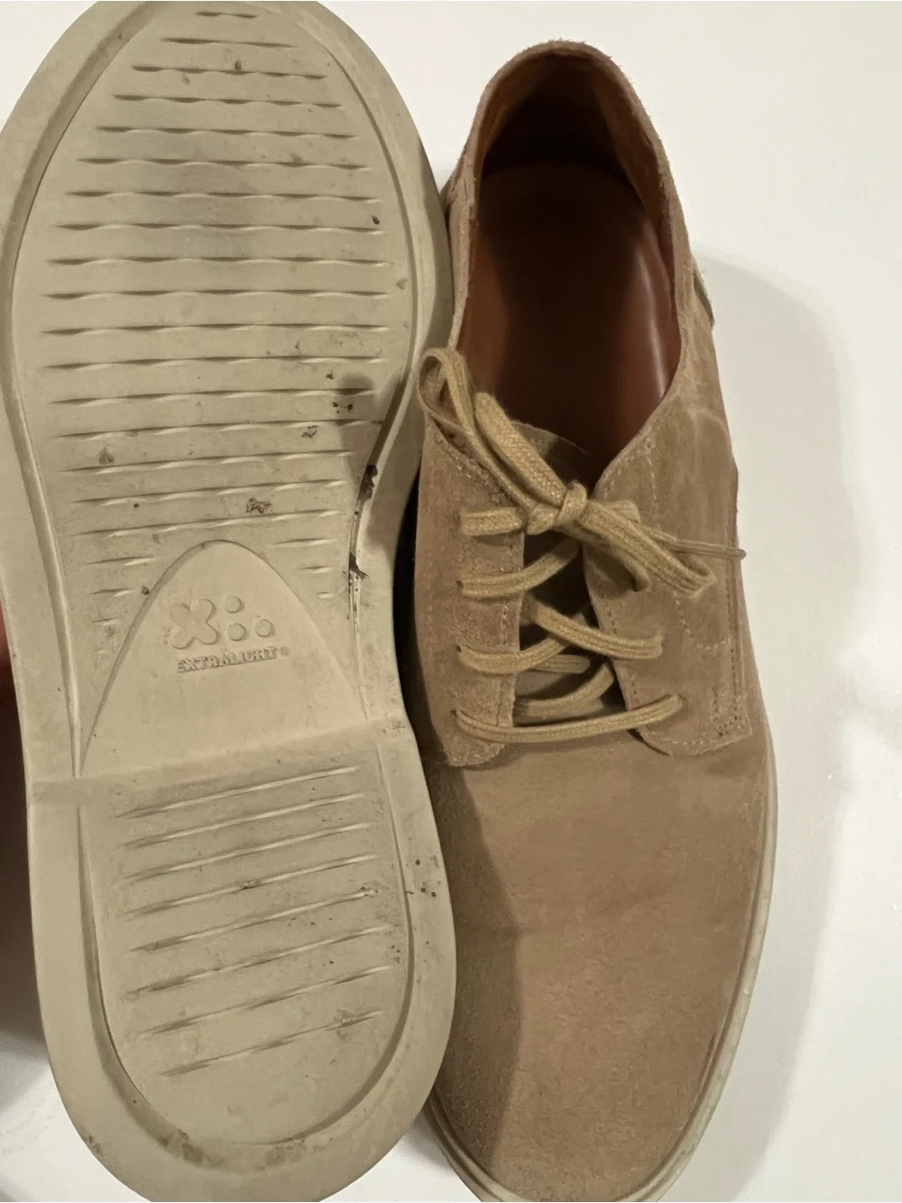 Allen Edmonds Men's Suede derby shoes Light Brown